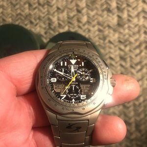 Citizen Skyhawk titanium eco drive